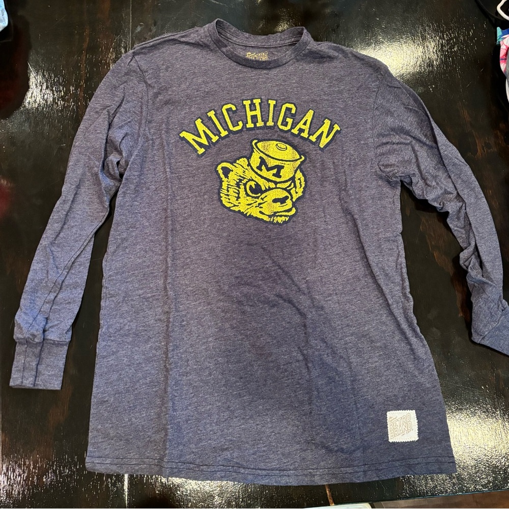Men’s University of Michigan long sleeve t shirt